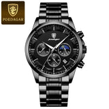 POEDAGAR Men Quartz Watch Luxury Sports Waterproof - MAXIME