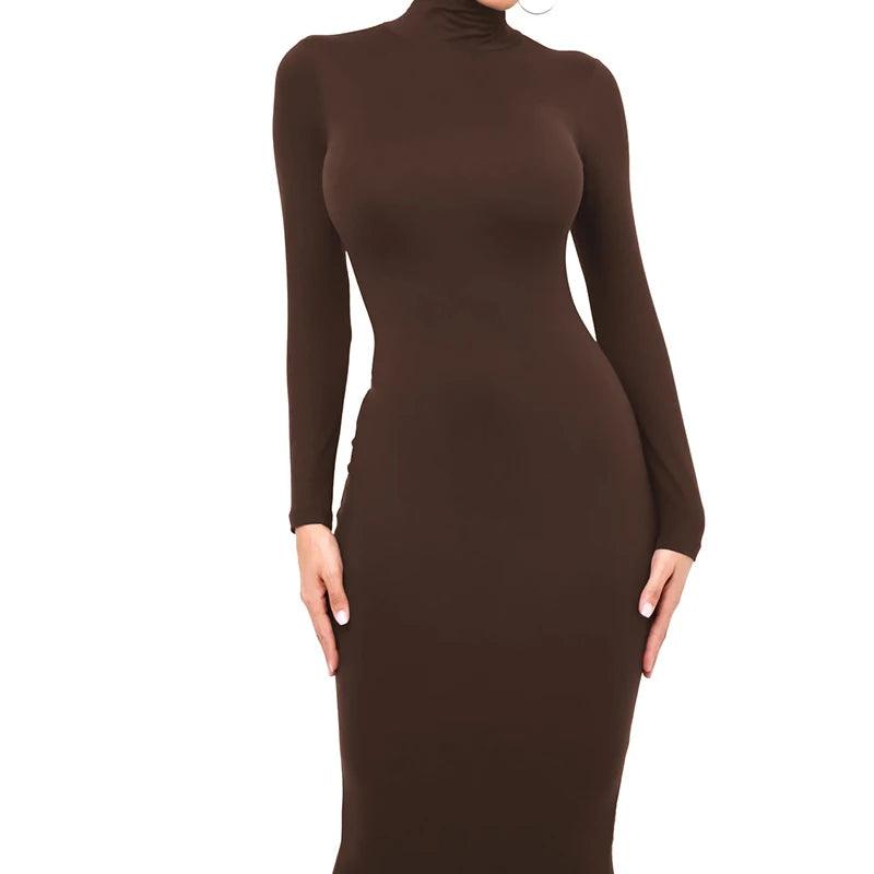 Long Sleeve Bodycon Casual - MAXIME