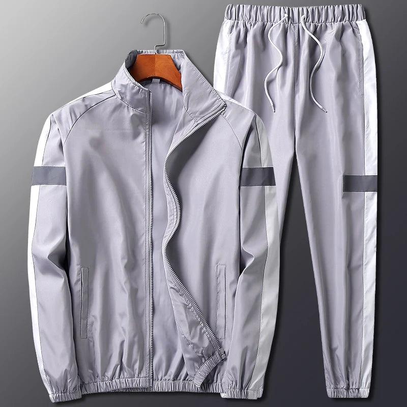 Men Tracksuit Casual Set Male Joggers 2 Piece Sets - MAXIME