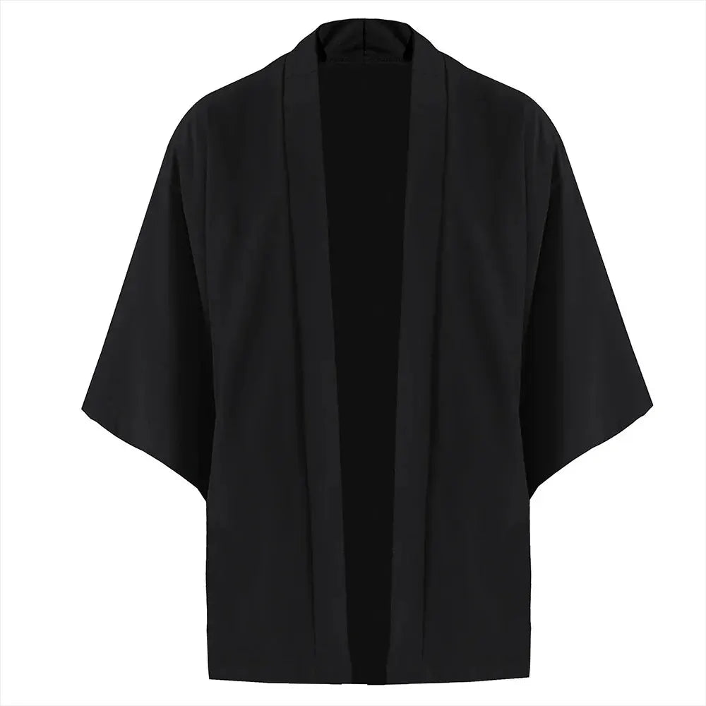 Black Cardigan Sleeve Outwear for Summer - MAXIME