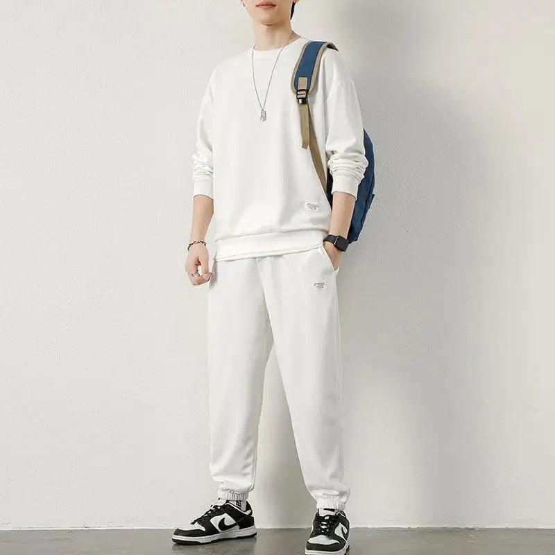 Men Sets Casual Summer Top + Trousers Casual Two-piece - MAXIME