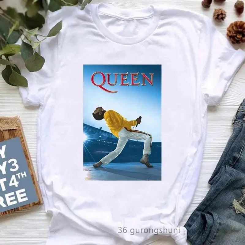 Queen Band T Shirt Summer Women - MAXIME