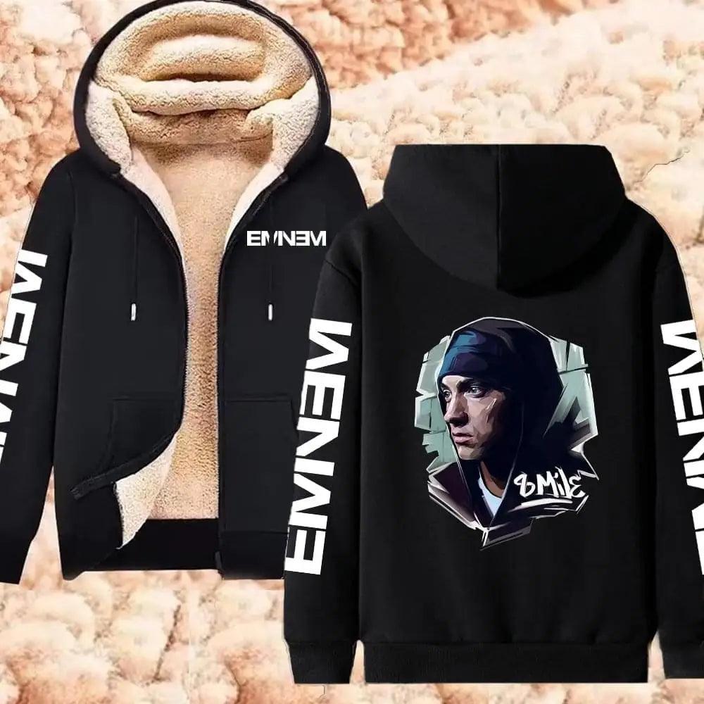 Eminem Warm Sweatshirts Men Harajuku Casual Hooded Pullover - MAXIME