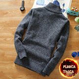 Jackets Mens Slim Fit Knitted Sweatercoat Thick Cardigan Sweater Coat Men - MAXIME