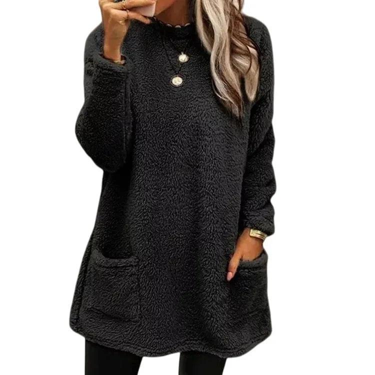 Women Casual Long Full Sleeve Casual Mini Dresses - MAXIME