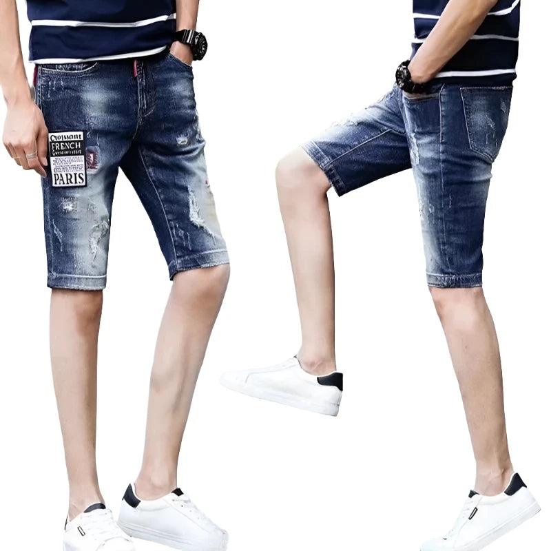 Jogger Shorts Jeans Men Denim Pants - MAXIME