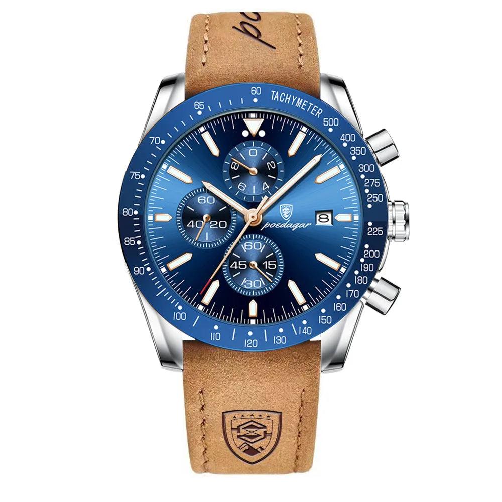 POEDAGAR Luxury Casual Sport Watches Male Clock - MAXIME