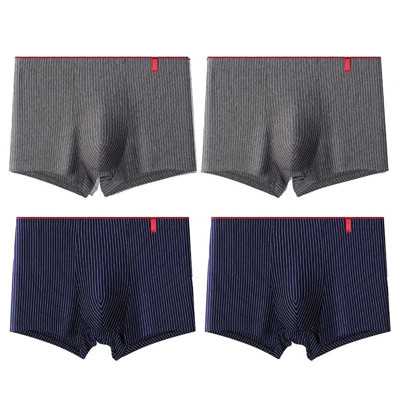 4 Pcs Boxer Men Sexy Stripe Panties - MAXIME