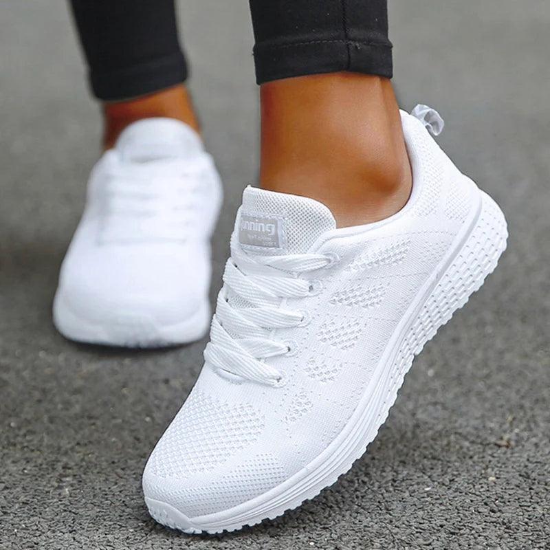 Breathable Outdoor Solid Color Sneakers Women - MAXIME