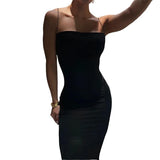 Summer Black Sexy Dress - MAXIME