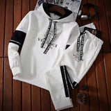 Men's Casual Hooded Sweatshirt+sports Pants 2-piece Jogging Set - MAXIME