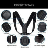 Maxime Back Posture Correction Belt Hunchback Prevention Correction of Sitting Posture Unisex Breathable Body Shaping - MAXIME