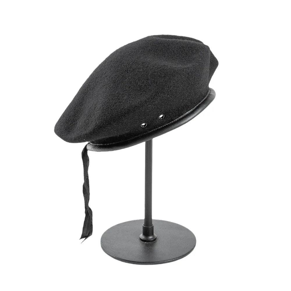 Military Hats Unisex Solid Color Beret Men Women - MAXIME