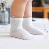 Maxime 3 Pairs Infant Baby Socks for Girl Boy Thin Cotton Breathable Mesh Cute Accessories Unisex Newborn Boneless Short Socks - MAXIME