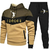 Men's Warm Hoodie Set Sweatshirt + Pants 2-Piece Suit Sports - MAXIME