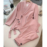 Maxime High Quality Woman Two Piece Sets Blazer Sets - MAXIME