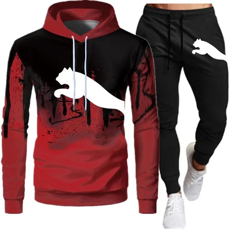 Jogging Suit for Male Designer Luxury Tracksuit Streetwear - MAXIME