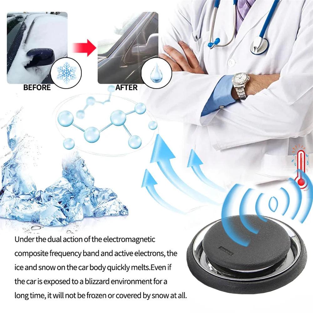 Maxime 1PC Electromagnetic Snow Removal Device Car Deicing Instrument Car Snow Removal Molecular Interference Efficient Defrosting - MAXIME