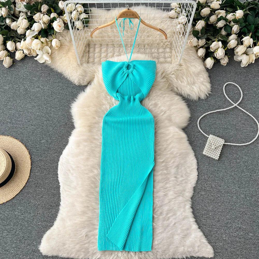 Summer Dress Women Slim Elastic Bodycon Party Dress Streetwear Outfits - MAXIME