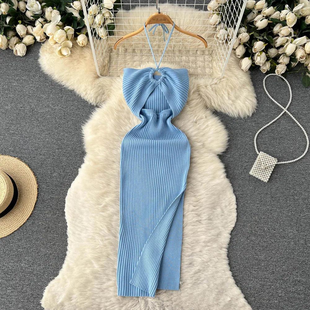 Summer Dress Women Slim Elastic Bodycon Party Dress Streetwear Outfits - MAXIME