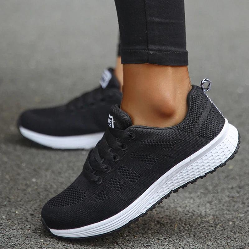 Breathable Outdoor Solid Color Sneakers Women - MAXIME