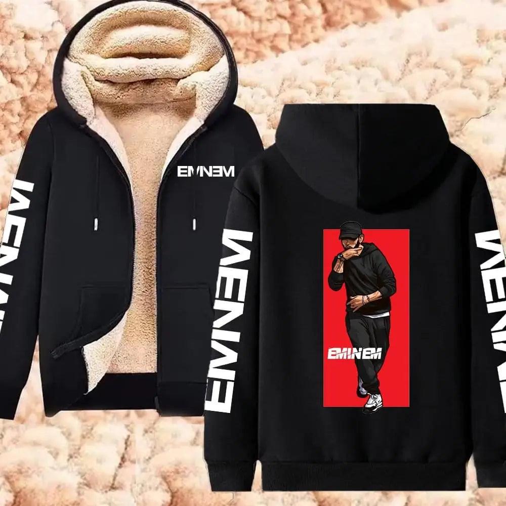 Eminem Warm Sweatshirts Men Harajuku Casual Hooded Pullover - MAXIME