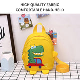 Maxime 1 PCS Kids Cartoon Mini Dinosaur Backpack Anti Lost Bag Kindergarten School Bag Backpack - MAXIME