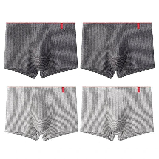 4 Pcs Boxer Men Sexy Stripe Panties - MAXIME