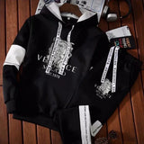 Men's Tracksuits Hoodie+Sweatpants 2 Piece Set Streetwear Jogging - MAXIME