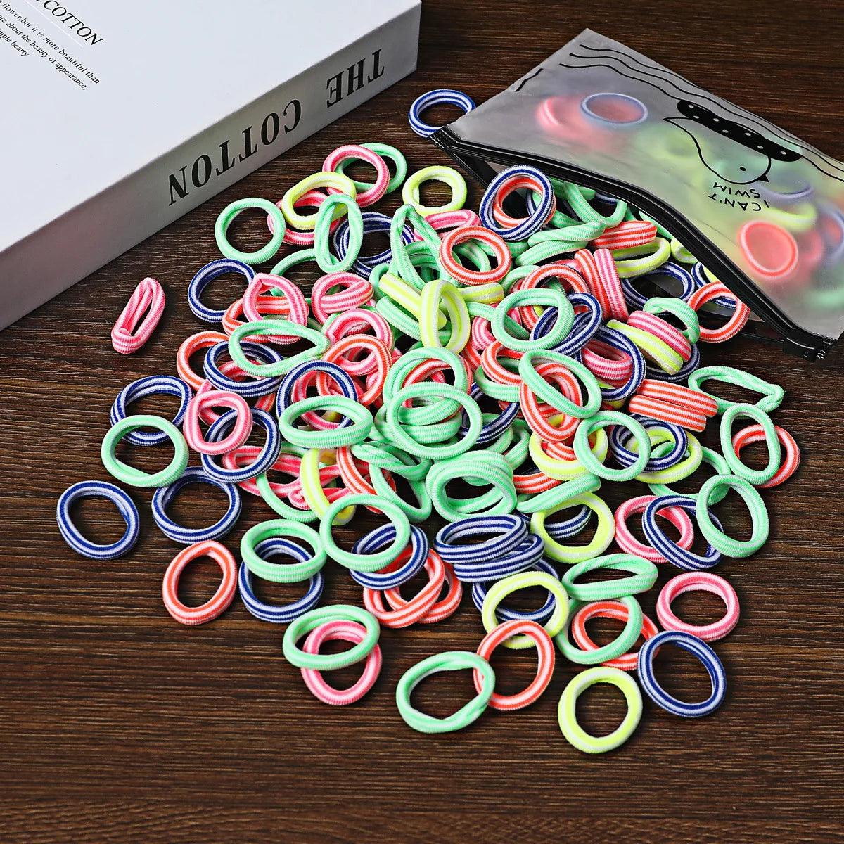 50/100Pcs Hair Bands for Children Hair Accessories - MAXIME