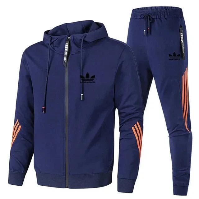 Brand Tracksuit 2 Pieces Jacket Casua - MAXIME