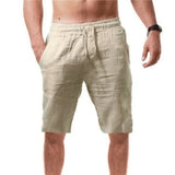 Men's Cotton Linen Shorts Summer - MAXIME