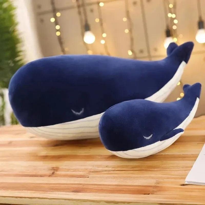 Maxime 25cm Cartoon Soft Little Blue Whale Plush Toys Stuffed Sea Animals Pillow Lovely Fish Dolphin Dolls for Girls Kids Birthday Gift - MAXIME