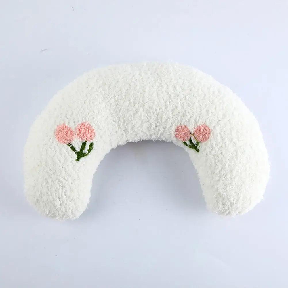 Pet Sleeping Pillow Ultra Soft Fluffy Dog Cat U-shaped Pillow Calming Toy Pet Supplies - MAXIME