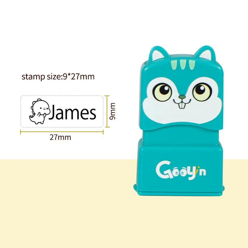 Maxime Children's Name Seal Custom Student's Name Stamp Kindergarten Clothes Waterproof Name Sticker Kawaii Montessori Stamp Gift - MAXIME