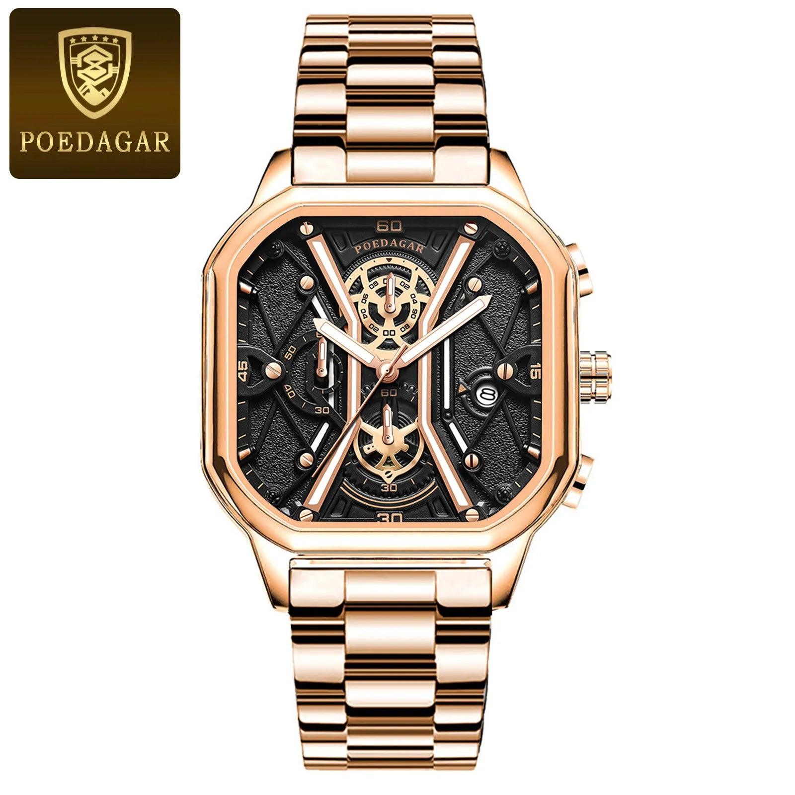 POEDAGAR Fashion Men Wristwatches Luxury - MAXIME