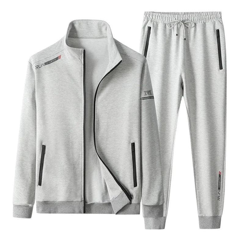 Men Casual Sports Joggers 2 Pieces Tracksuit Sets - MAXIME