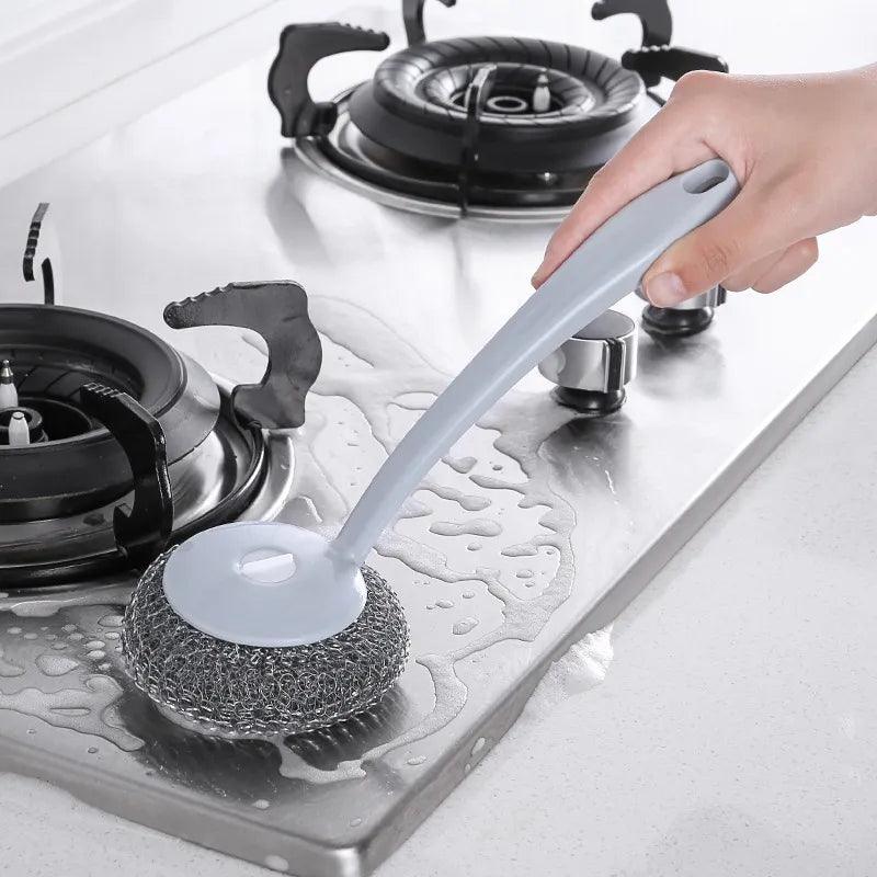 Cleaning Brush Pan Dish Handle Washing Tool - MAXIME