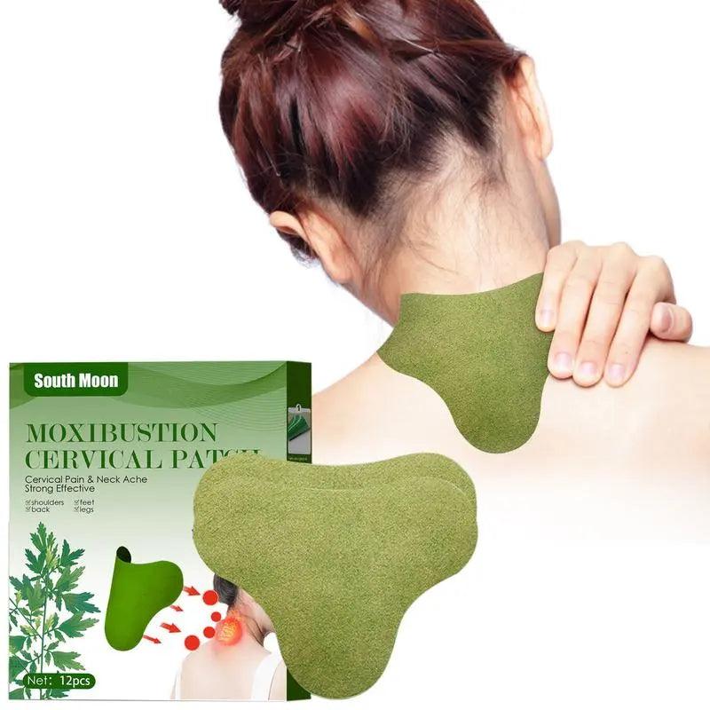 Maxime Moxibustion Patch For Neck Moxibustion Patch For Neck Mugwort Heat Patches Wormwood Sticker For Neck Shoulder Back Waist Hand - MAXIME