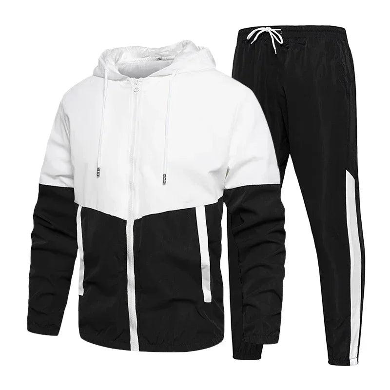 Brand Men Tracksuit Casual Set Joggers Sportswear 2 Piece Sets - MAXIME