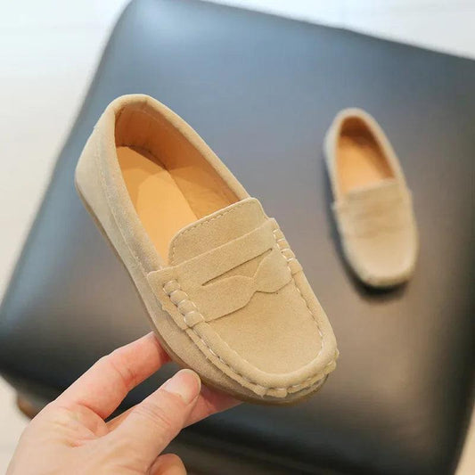 Boy Leather Loafers - MAXIME