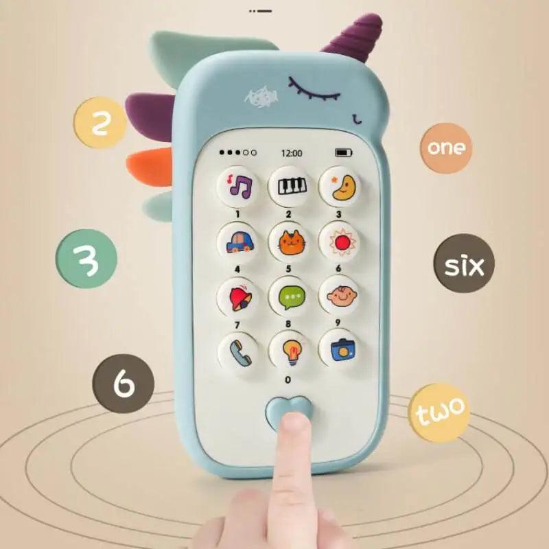 Maxime Baby Telephone Music Toy Sound Machine Kids Infant Early Educational Mobile Phone Gift - MAXIME