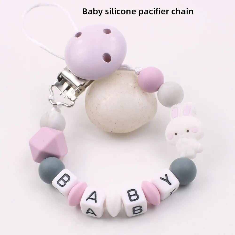 Maxime 1PC Keep Your Baby's Pacifier Safe and Secure with This Adorable Silicone Cartoon Funny Pacifier Clip Attachment Cute Toy - MAXIME