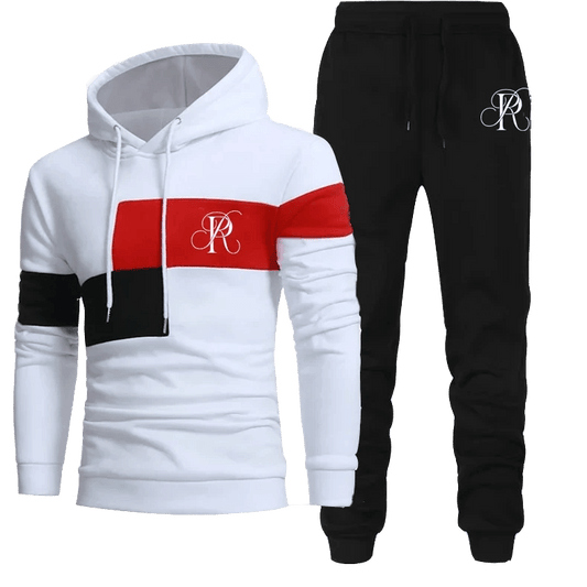 Men Tracksuits Hooded Sweater and Sweatpants Two Piece Set Plus Size - MAXIME