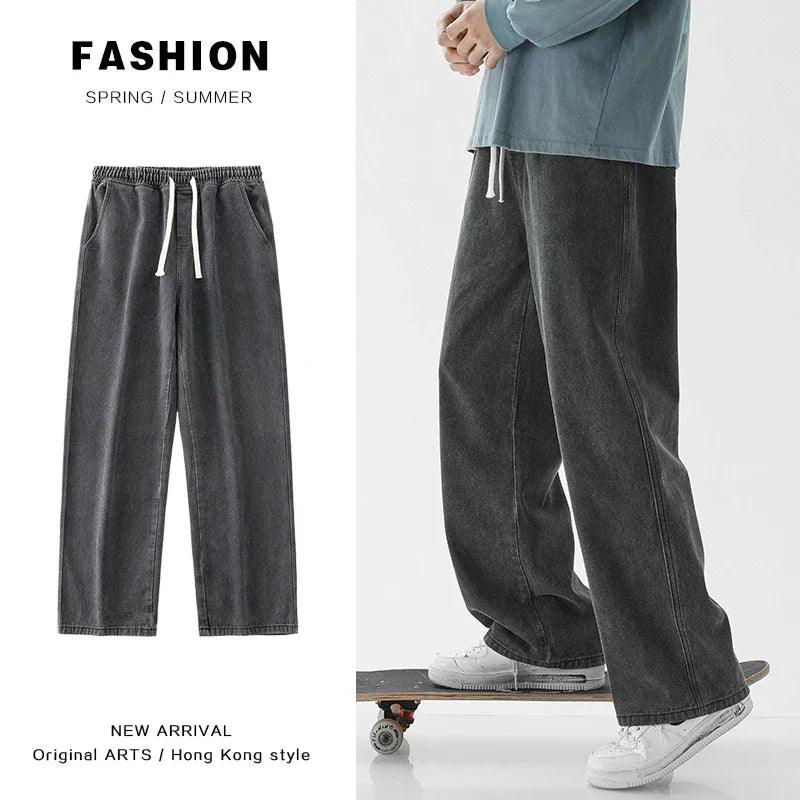 New Baggy Jeans Casual Wide-leg Trousers - MAXIME