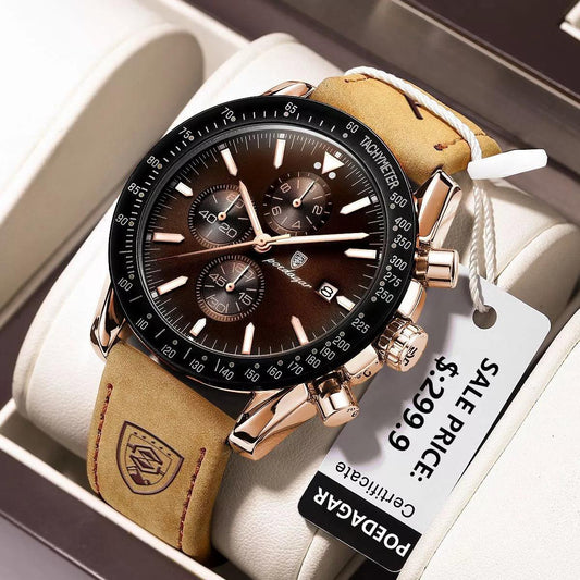 POEDAGAR Luxury Casual Sport Watches Male Clock - MAXIME