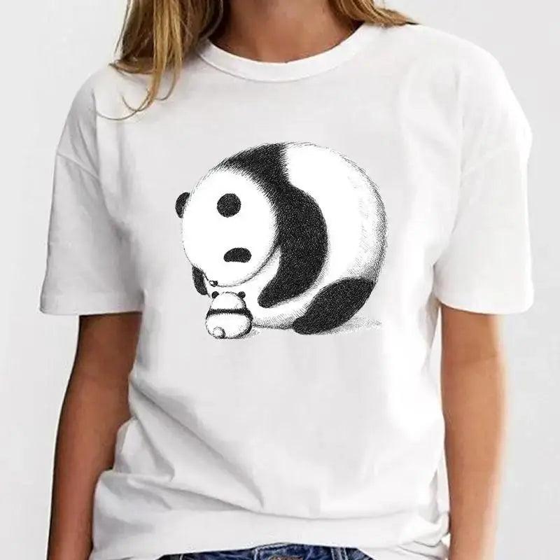 New Panda Lovely Cute Casual Plus Size T Shirt Women - MAXIME