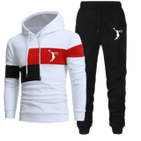 Men's Two Piece Set Printing Tracksuit Sweatshirt Jogging Sweatpants - MAXIME