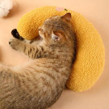 Pet Sleeping Pillow Ultra Soft Fluffy Dog Cat U-shaped Pillow Calming Toy Pet Supplies - MAXIME