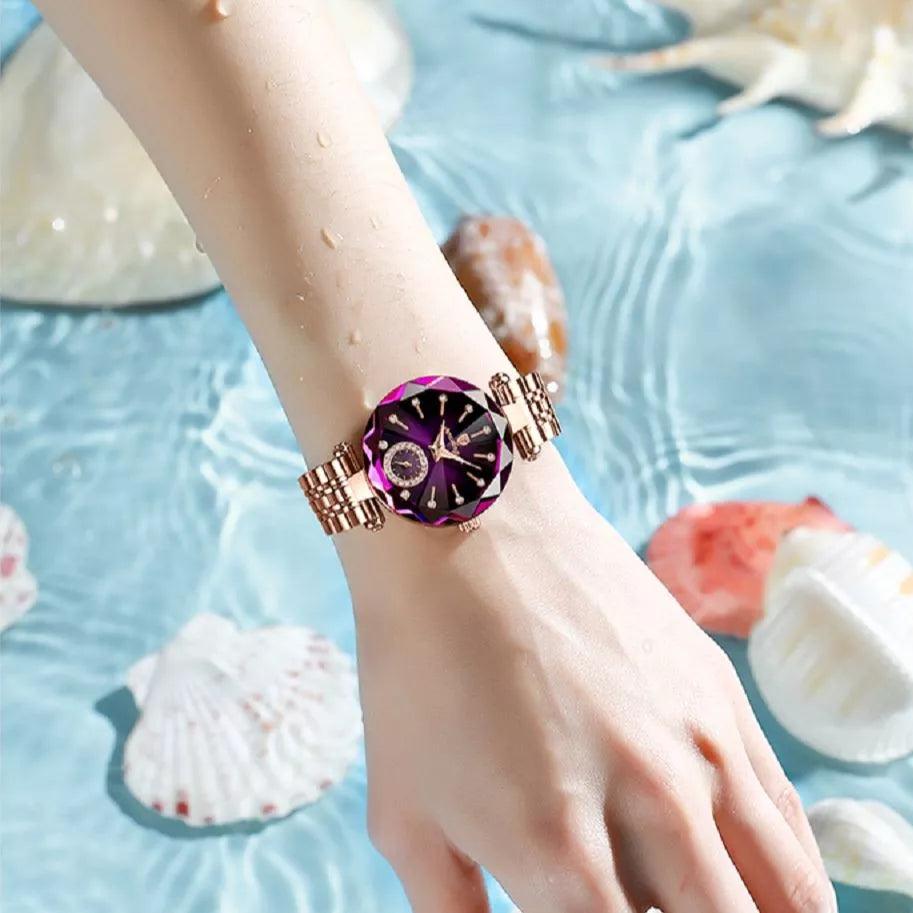 POEDAGAR Luxury Women Watch Top Brand Fashion Waterproof Stainless Steel - MAXIME